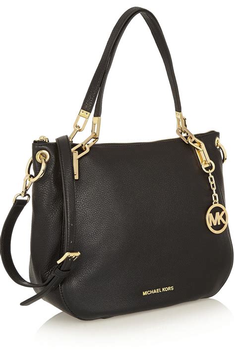 michael kors brooke textured leather shoulder bag|Michael Kors suede shoulder bag.